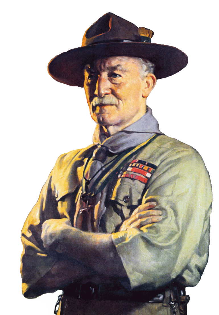 Lord Robert Baden-Powell, Gründer der Pfadfinder