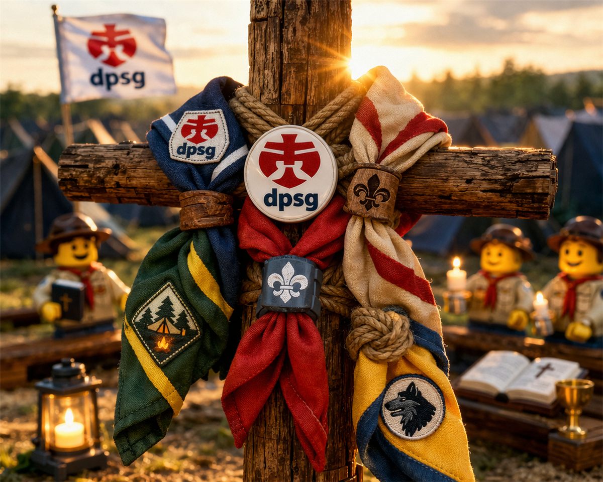 LEGO-Szene: Lager-Kreuz
