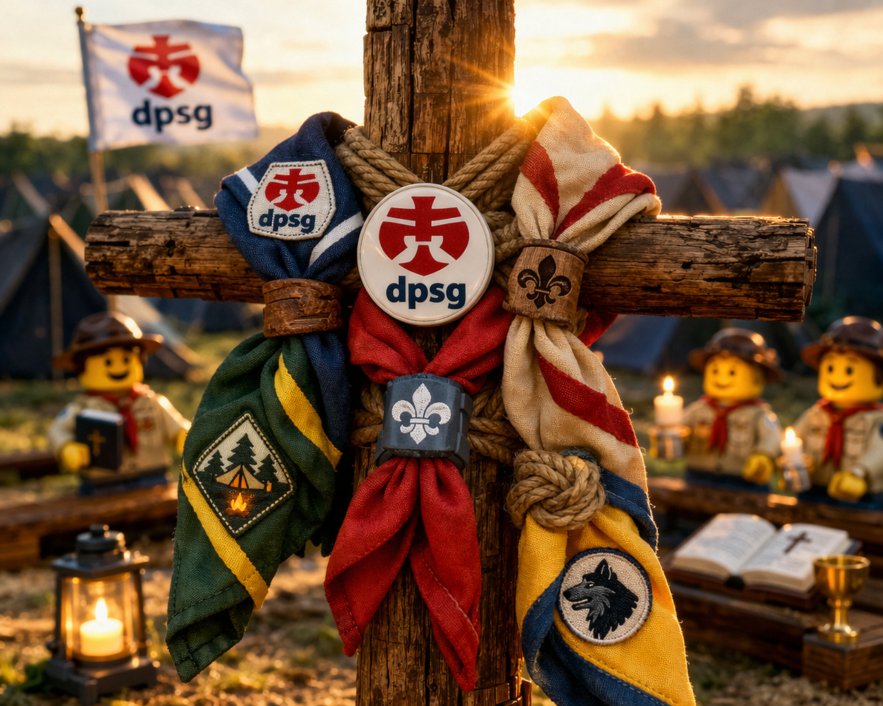 LEGO-Figur Lager-Kreuz